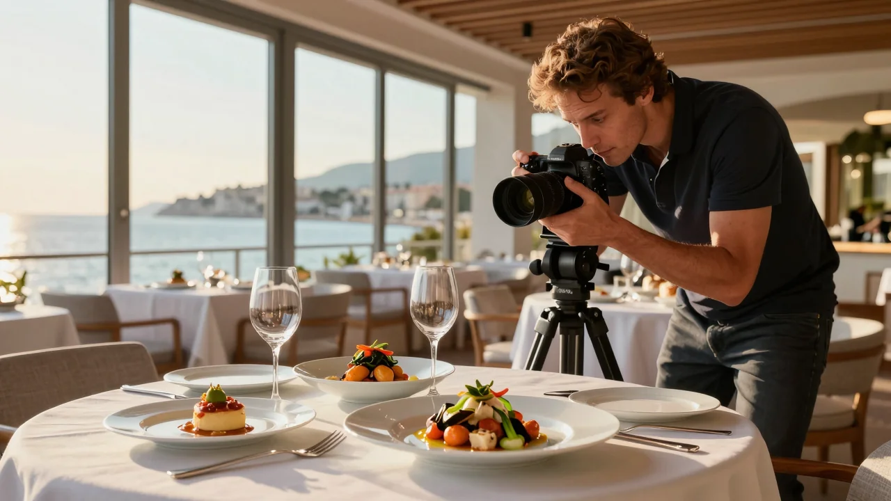 Photographe restaurant Côte d’Azur : Capturez la magie culinaire en 2026